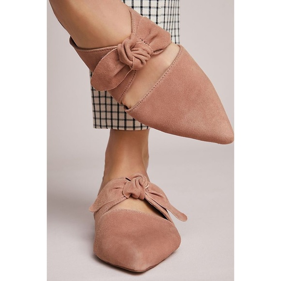 Anthropologie Jeffrey Campbell Charlin Bow Mules - Picture 2 of 8